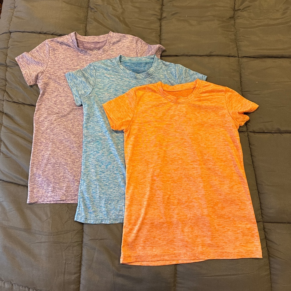 3 kids  athletic shirts - medium by Realeseentials